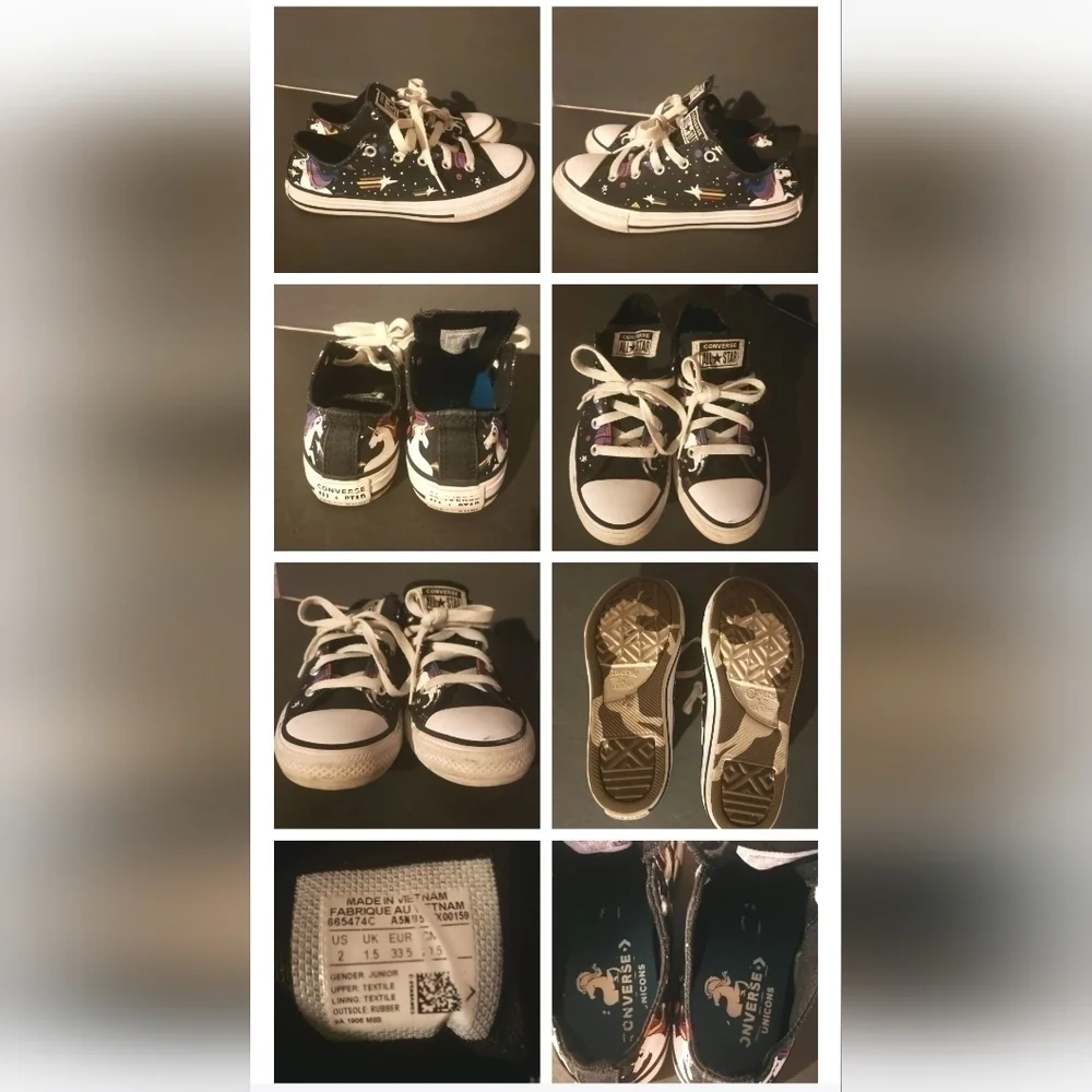 Converse Unisex-Child Chuck Taylor All Star Unicons Sneaker Size 2